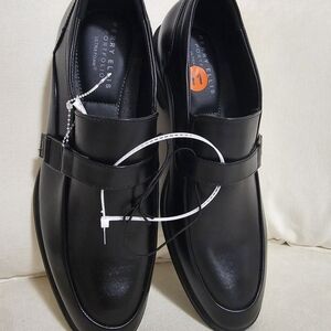 Perry Ellis Men's Classic Black Slip-On Loafers